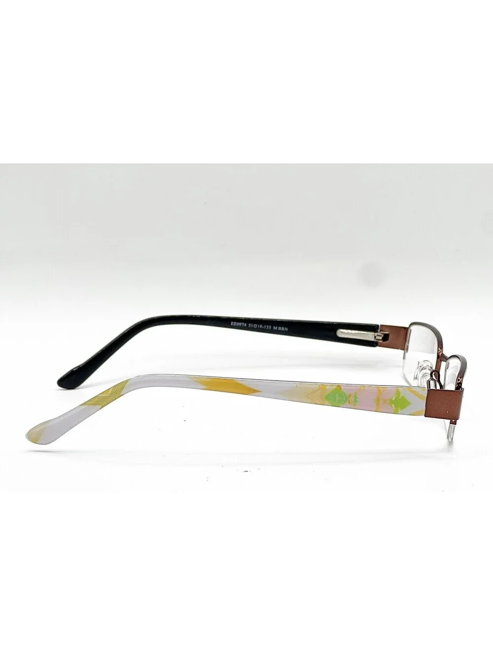 Enchant Eyewear Ee0974 M Brn Brown Authentic Eyeglasses 51-18-135